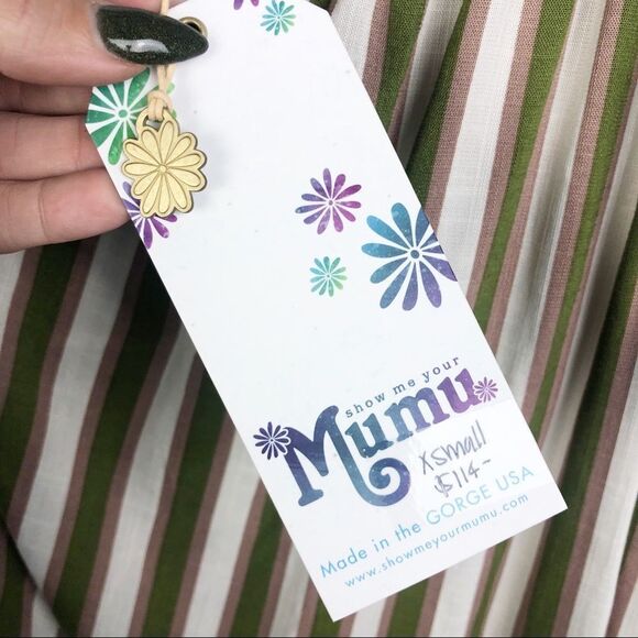 SHOW ME YOUR MUMU | Ulani Asymmetrical Striped Top One Shoulder Ciao Bella XS - Picture 6 of 10